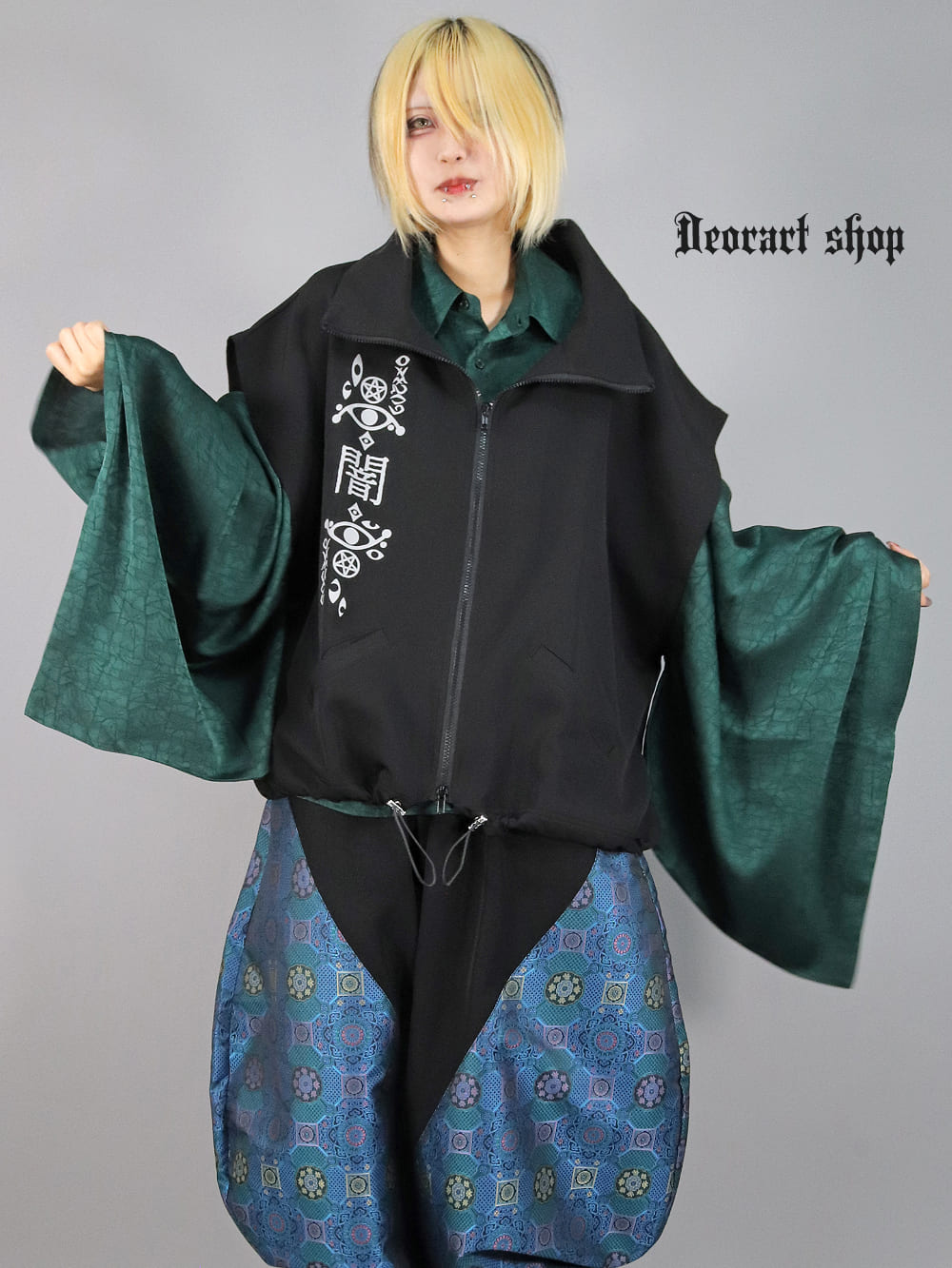 Deorart,ディオラート,V系,地雷系,中華柄,チャイニーズマフィア,中華マフィア,パンツ,バルーンパンツ,ボンタン,コーデ,ホスト,コンカフェ,ライブ,ファッション,ダンス衣装,メンズ,レディス,男装
