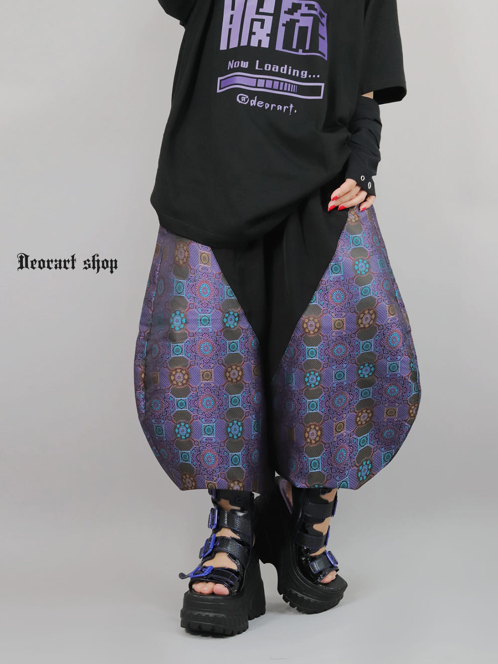 Deorart,ディオラート,V系,地雷系,中華柄,チャイニーズマフィア,中華マフィア,パンツ,バルーンパンツ,ボンタン,コーデ,ホスト,コンカフェ,ライブ,ファッション,ダンス衣装,メンズ,レディス,男装