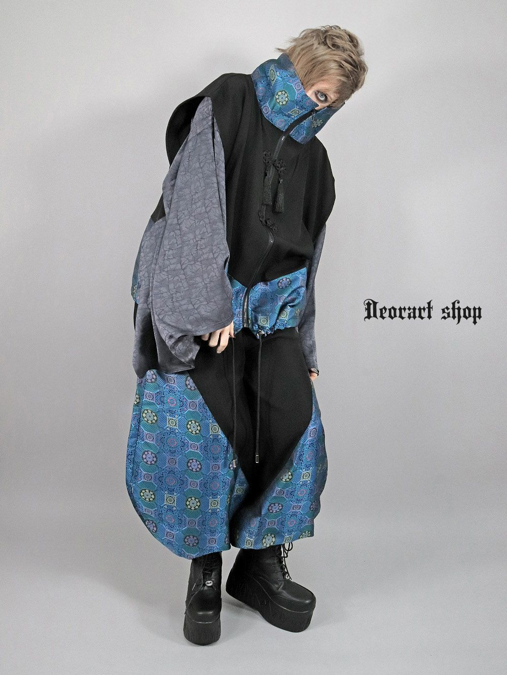 Deorart,ディオラート,V系,地雷系,中華柄,チャイニーズマフィア,中華マフィア,パンツ,バルーンパンツ,ボンタン,コーデ,ホスト,コンカフェ,ライブ,ファッション,ダンス衣装,メンズ,レディス,男装