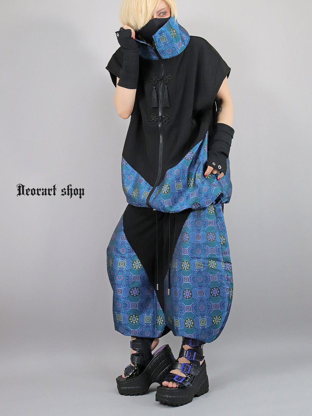 Deorart,ディオラート,V系,地雷系,中華柄,チャイニーズマフィア,中華マフィア,パンツ,バルーンパンツ,ボンタン,コーデ,ホスト,コンカフェ,ライブ,ファッション,ダンス衣装,メンズ,レディス,男装