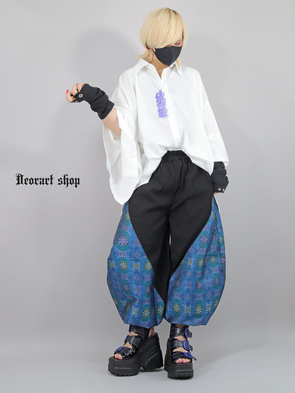 Deorart,ディオラート,V系,地雷系,中華柄,チャイニーズマフィア,中華マフィア,パンツ,バルーンパンツ,ボンタン,コーデ,ホスト,コンカフェ,ライブ,ファッション,ダンス衣装,メンズ,レディス,男装