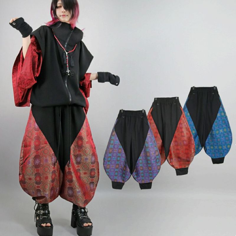 Deorart,ディオラート,V系,地雷系,中華柄,チャイニーズマフィア,中華マフィア,パンツ,バルーンパンツ,ボンタン,コーデ,ホスト,コンカフェ,ライブ,ファッション,ダンス衣装,メンズ,レディス,男装