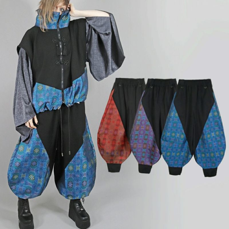 Deorart,ディオラート,V系,地雷系,中華柄,チャイニーズマフィア,中華マフィア,パンツ,バルーンパンツ,ボンタン,コーデ,ホスト,コンカフェ,ライブ,ファッション,ダンス衣装,メンズ,レディス,男装