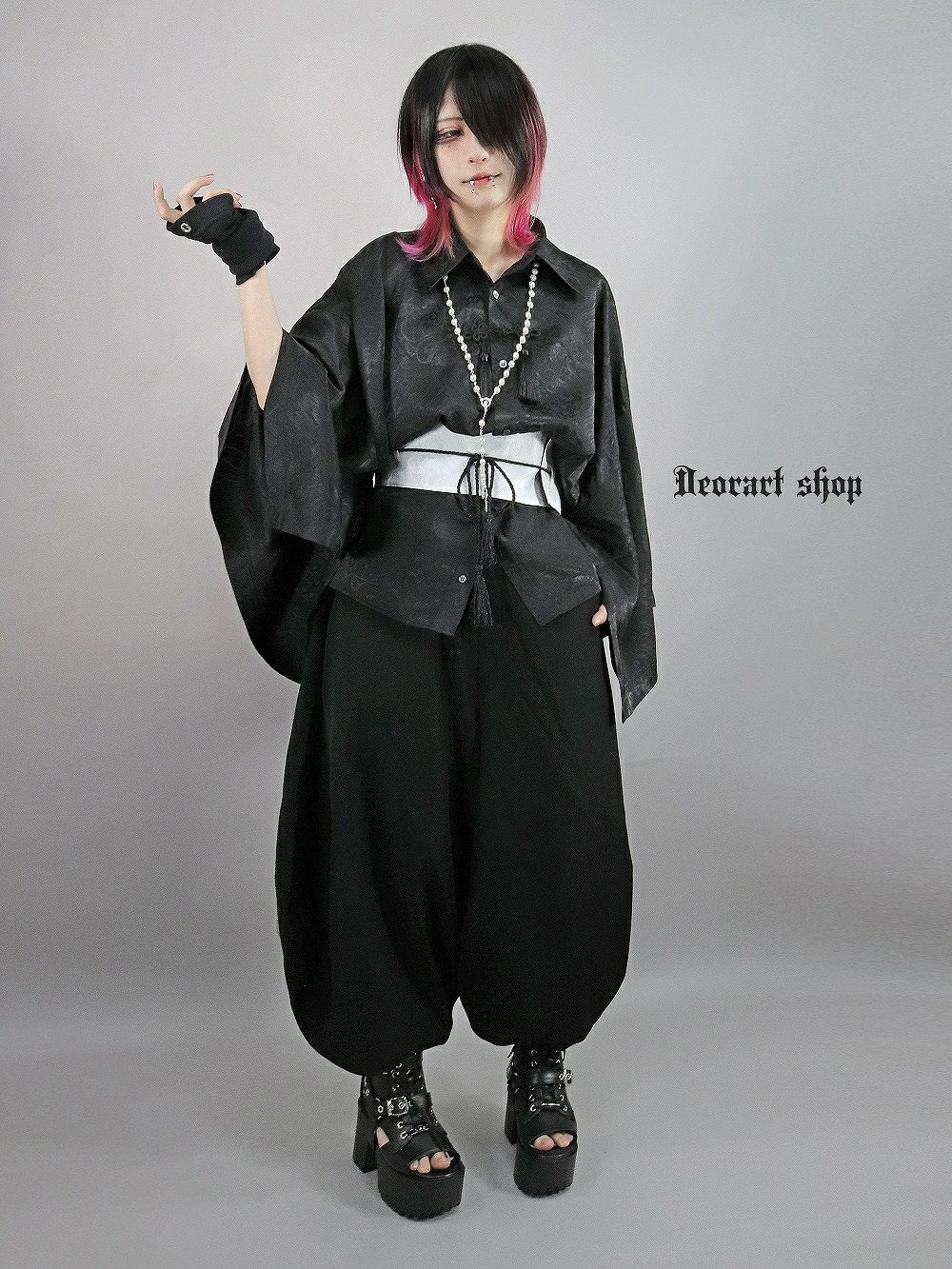 Deorart,ディオラート,V系,地雷系,中華柄,チャイニーズマフィア,中華マフィア,パンツ,バルーンパンツ,ボンタン,コーデ,ホスト,コンカフェ,ライブ,ファッション,ダンス衣装,メンズ,レディス,男装