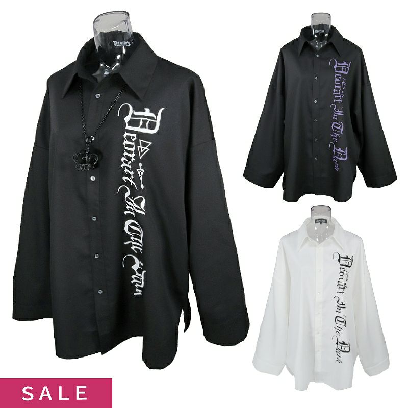 Deorart,ディオラート,モード,V系,地雷系,モノトーン,アシメ,ゴシック,ダーク,V系,ヴィジュアル系,ホスト,コンカフェ,シャツ,ライブ,ファッション,ダンス衣装,メンズ,レディス,男装