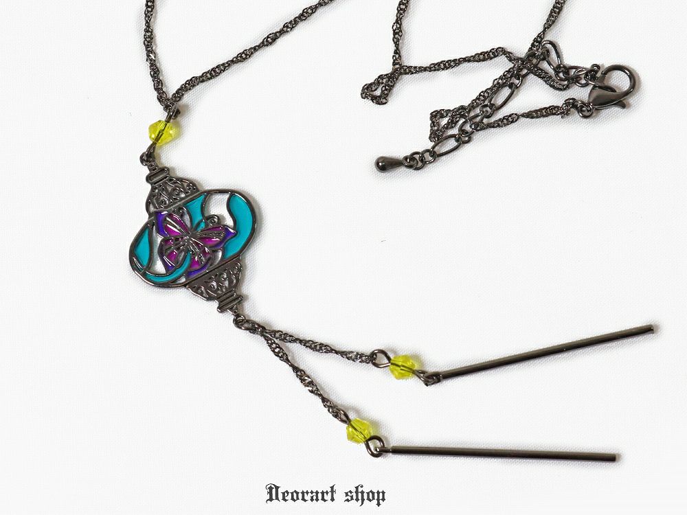 Deorart,ディオラート,アクセサリー,ゴシック,ステンドグラス風,ランタン,ランプ,アジアン,エスニック,和風,蝶々モチーフ,コスプレ衣装,バンド,V系,