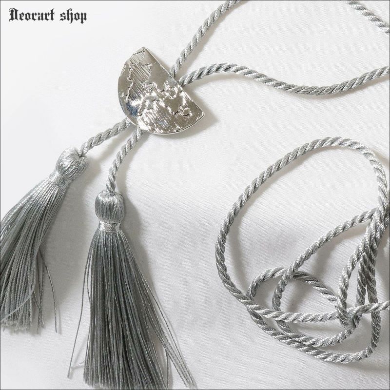 Deorart,ディオラート,ループタイ,ネクタイ,アクセサリー,シルバー,かっこいい,和装,和風,バンド,V系,コスプレ衣装,コンカフェ