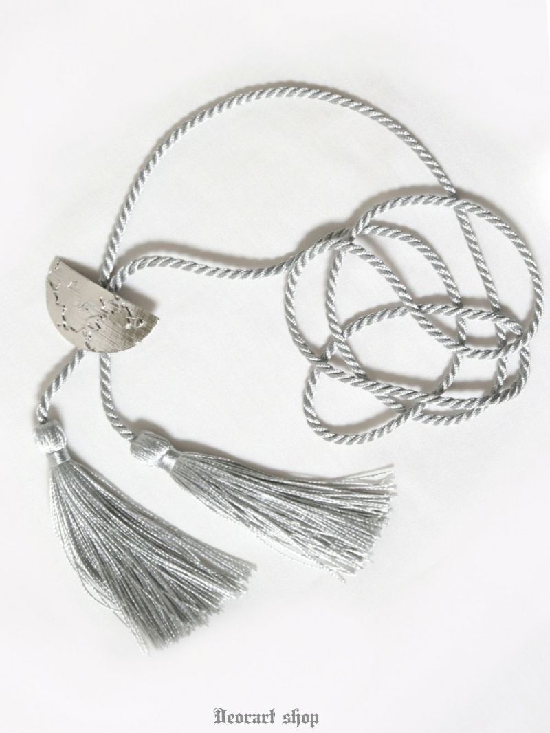 Deorart,ディオラート,ループタイ,ネクタイ,アクセサリー,シルバー,かっこいい,和装,和風,バンド,V系,コスプレ衣装,コンカフェ