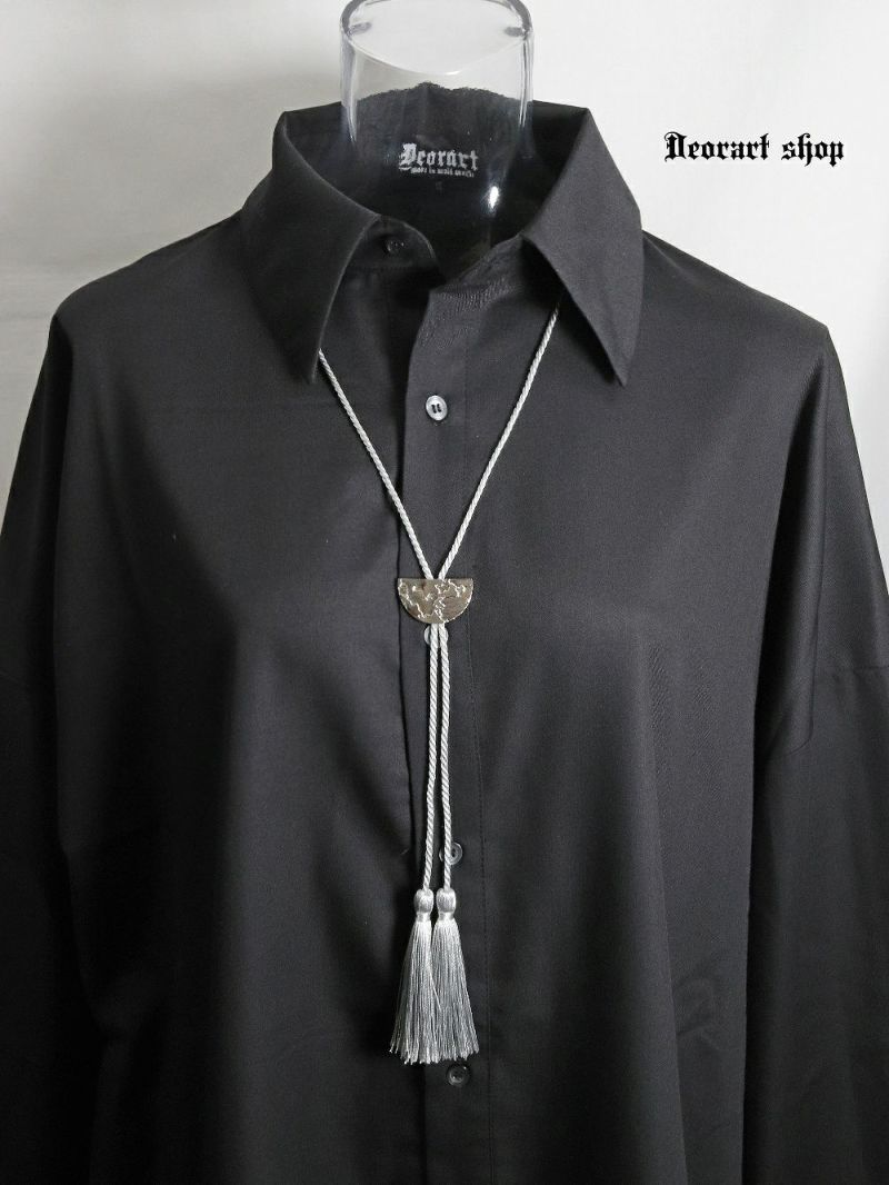 Deorart,ディオラート,ループタイ,ネクタイ,アクセサリー,シルバー,かっこいい,和装,和風,バンド,V系,コスプレ衣装,コンカフェ