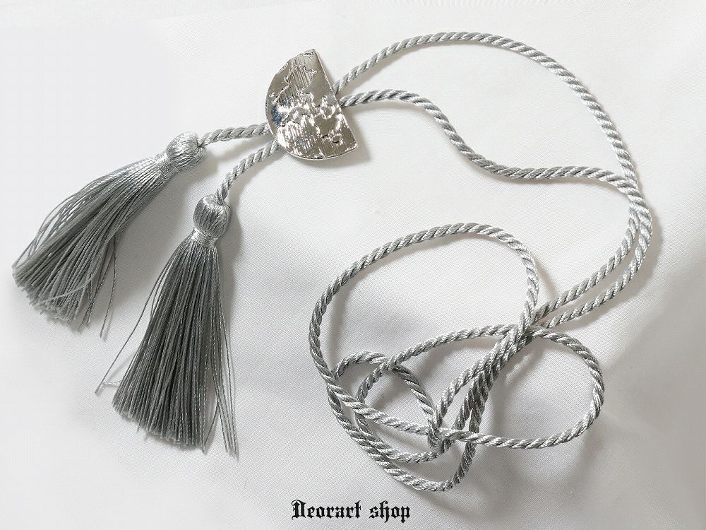 Deorart,ディオラート,ループタイ,ネクタイ,アクセサリー,シルバー,かっこいい,和装,和風,バンド,V系,コスプレ衣装,コンカフェ