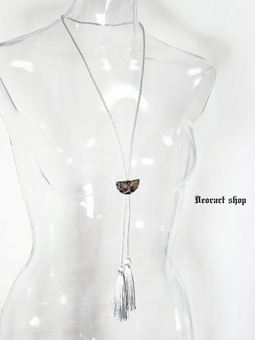 Deorart,ディオラート,ループタイ,ネクタイ,アクセサリー,シルバー,かっこいい,和装,和風,バンド,V系,コスプレ衣装,コンカフェ