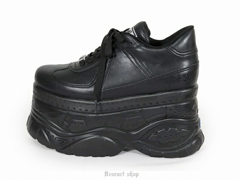 ぶー 厚底 BY4283 [ 23.5～25.0cm ] ボリュームソール・レースアップ スニーカー