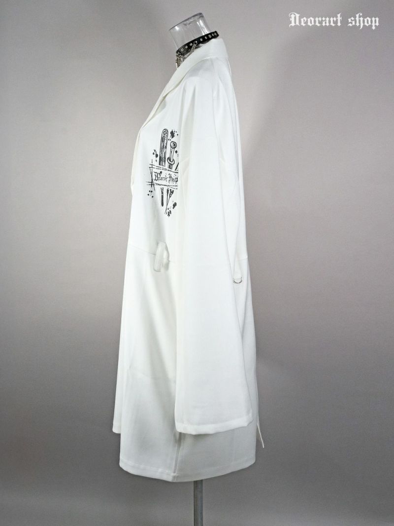 Deorart,ディオラート,病院風コーデ,ナースコーデ,ドクター,白衣,マッドサイエンティスト,医者,コスプレ,ゴスロリ,通販, 地雷系,ハロウィン,衣装,バンド,コンカフェ,V系,ヴィジュアル系,男,メンズ,レディース,ファッション,mad scientist,emo,fashion