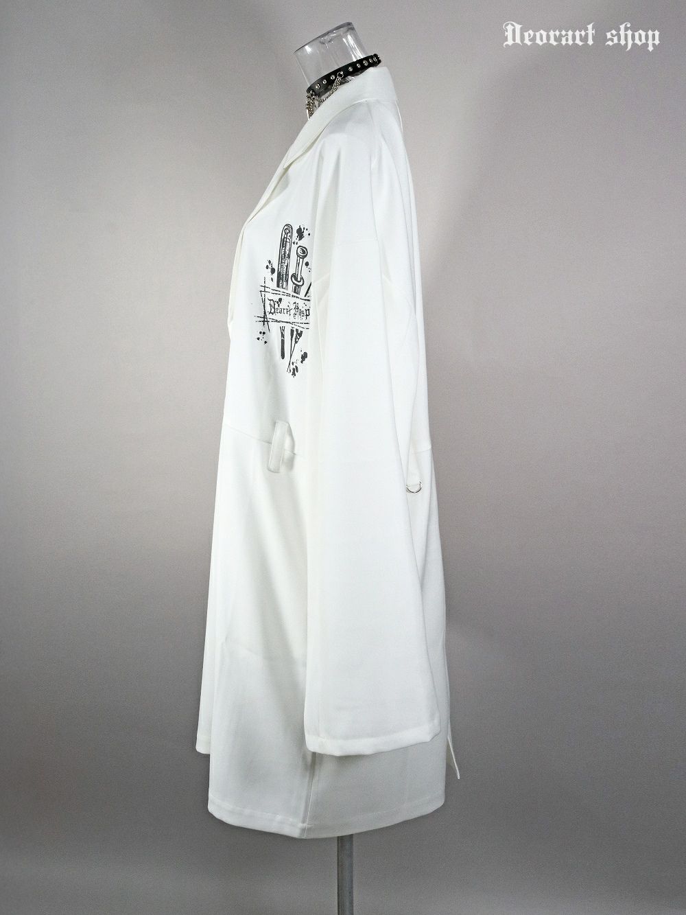 Deorart,ディオラート,病院風コーデ,ナースコーデ,ドクター,白衣,マッドサイエンティスト,医者,コスプレ,ゴスロリ,通販, 地雷系,ハロウィン,衣装,バンド,コンカフェ,V系,ヴィジュアル系,男,メンズ,レディース,ファッション,mad scientist,emo,fashion