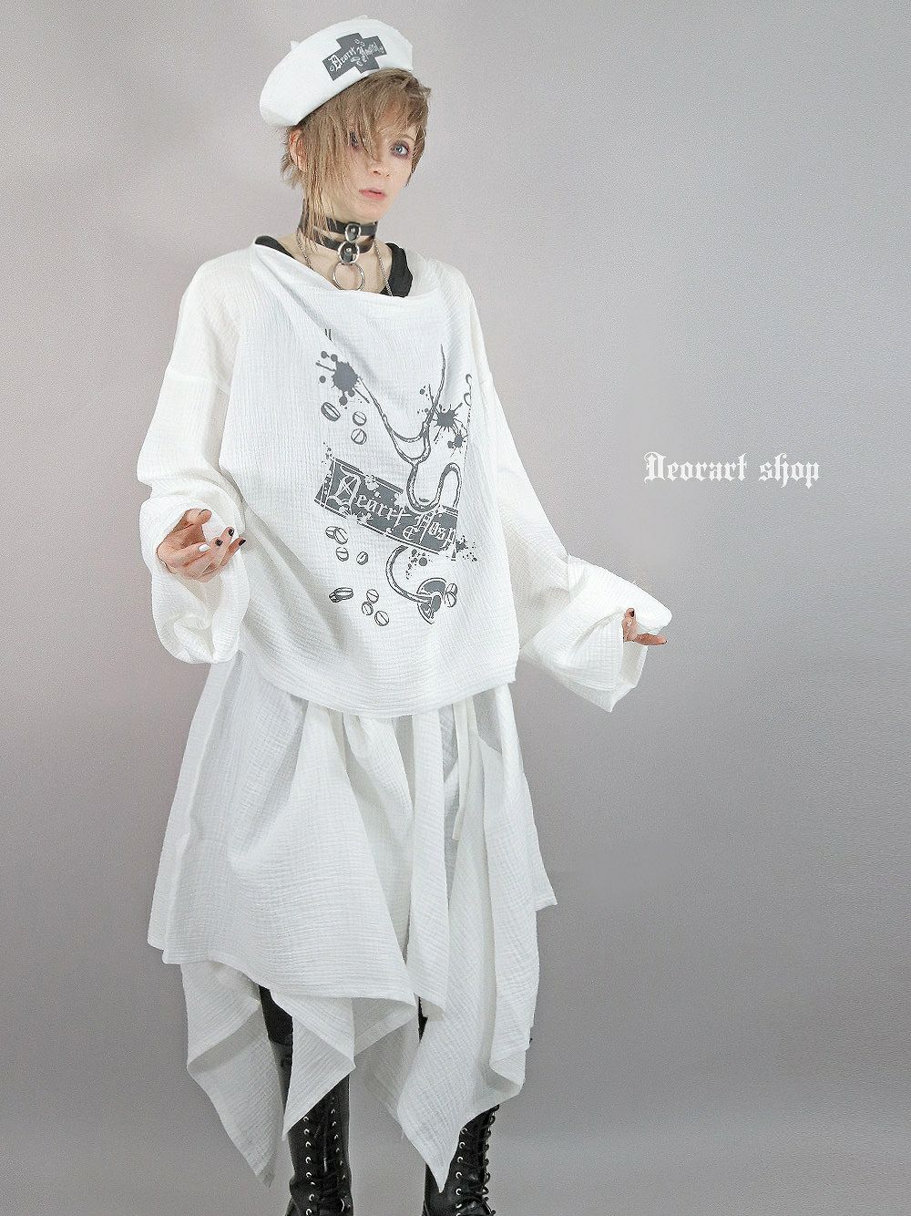 DRT2831 [ホラーホスピタル] Wガーゼ・ユニセックス スカート