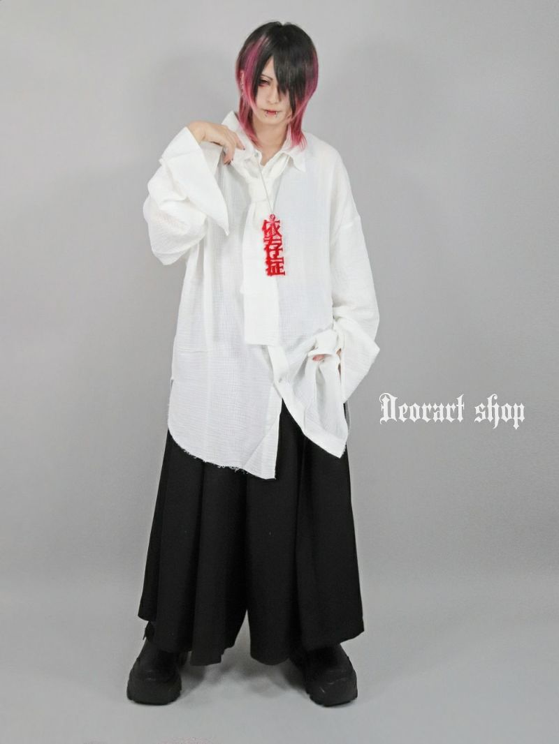 Deorart,ディオラート,病院風コーデ,ナースコーデ,ドクター,注射器,聴診器,プリント,医者,白衣,マッドサイエンティスト,コスプレ,ゴスロリ,通販,地雷系,ハロウィン,衣装,バンド,コンカフェ,V系,ヴィジュアル系,男,メンズ,レディース,ファッション,mad scientist,emo,fashion
