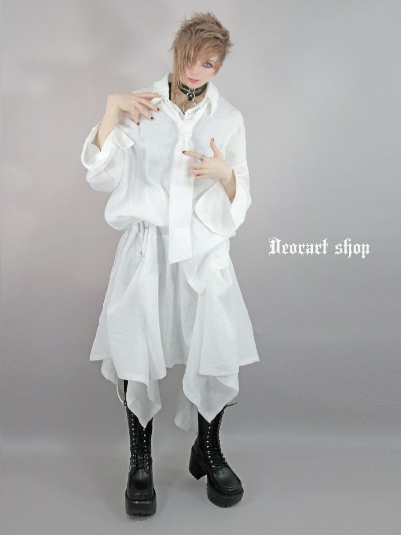 Deorart,ディオラート,病院風コーデ,ナースコーデ,ドクター,注射器,聴診器,プリント,医者,白衣,マッドサイエンティスト,コスプレ,ゴスロリ,通販,地雷系,ハロウィン,衣装,バンド,コンカフェ,V系,ヴィジュアル系,男,メンズ,レディース,ファッション,mad scientist,emo,fashion