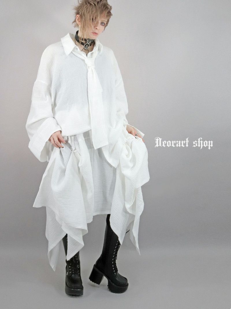 Deorart,ディオラート,病院風コーデ,ナースコーデ,ドクター,注射器,聴診器,プリント,医者,白衣,マッドサイエンティスト,コスプレ,ゴスロリ,通販,地雷系,ハロウィン,衣装,バンド,コンカフェ,V系,ヴィジュアル系,男,メンズ,レディース,ファッション,mad scientist,emo,fashion