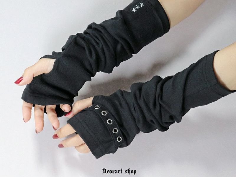 Deorart,ディオラート地雷系女子,地雷系男子,量産型ファッション,地雷系ファッション,V系ファッション,パンクファッション,バンド衣装,アームカバー,UV対策,通販,男女兼用,ユニセックス