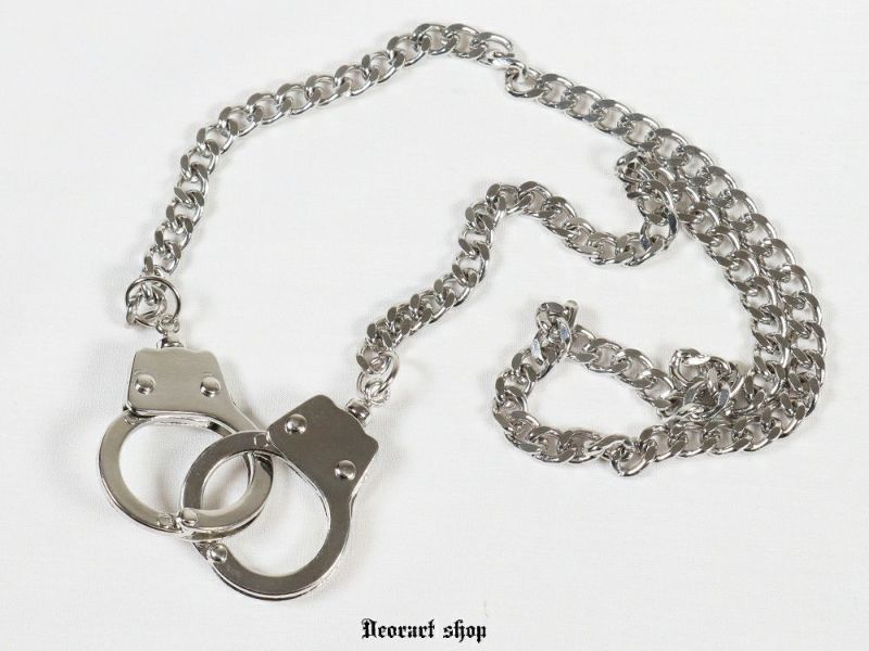 Deorart,ディオラート,ネックレス,喜平チェーン,喜平ネックレス,手錠モチーフ,かっこいい,アクセサリー,V系ファッション,パンクファッション,地雷系女子,地雷系男子,地雷系ファッション,通販,20代,30代,40代
