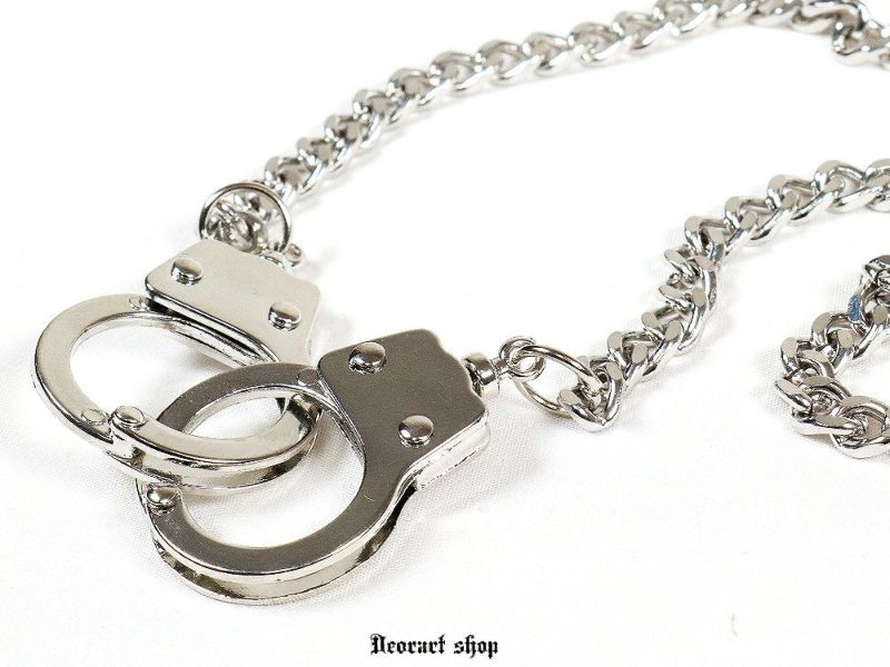 Deorart,ディオラート,ネックレス,喜平チェーン,喜平ネックレス,手錠モチーフ,かっこいい,アクセサリー,V系ファッション,パンクファッション,地雷系女子,地雷系男子,地雷系ファッション,通販,20代,30代,40代