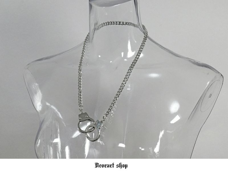 BY1148 [BIG size] 手錠デザイン・ネックレスペンダント [handcuffs