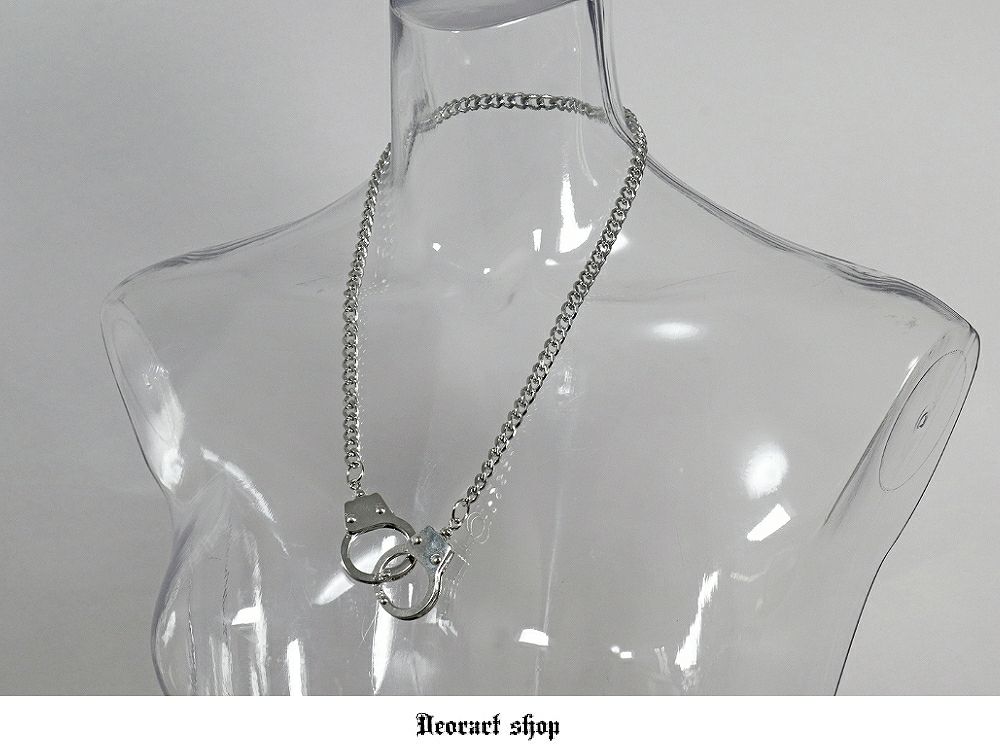 Deorart,ディオラート,ネックレス,喜平チェーン,喜平ネックレス,手錠モチーフ,かっこいい,アクセサリー,V系ファッション,パンクファッション,地雷系女子,地雷系男子,地雷系ファッション,通販,20代,30代,40代