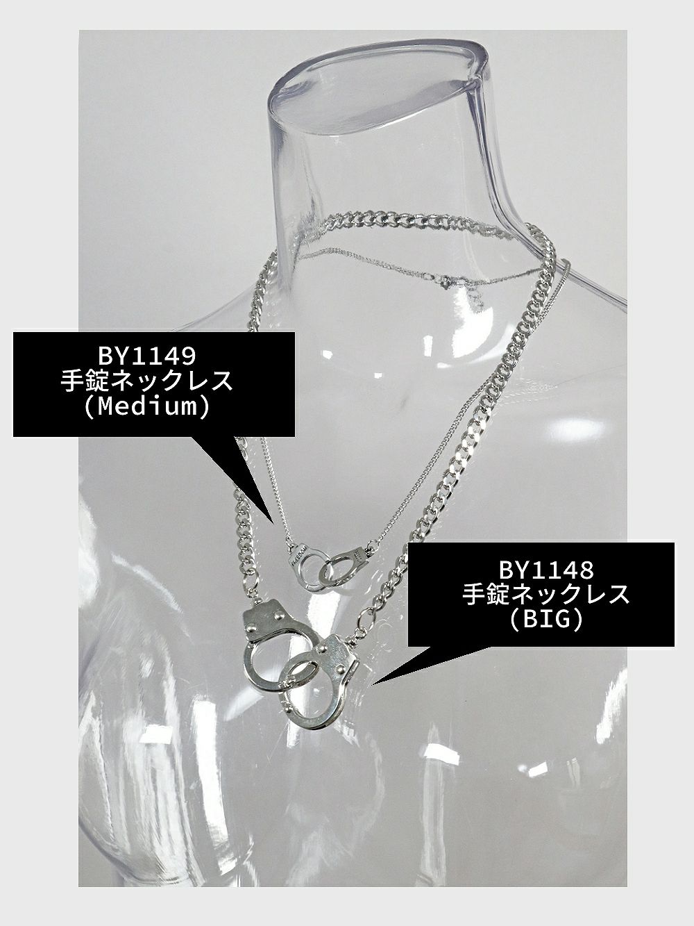 Deorart,ディオラート,ネックレス,喜平チェーン,喜平ネックレス,手錠モチーフ,かっこいい,アクセサリー,V系ファッション,パンクファッション,地雷系女子,地雷系男子,地雷系ファッション,通販,20代,30代,40代