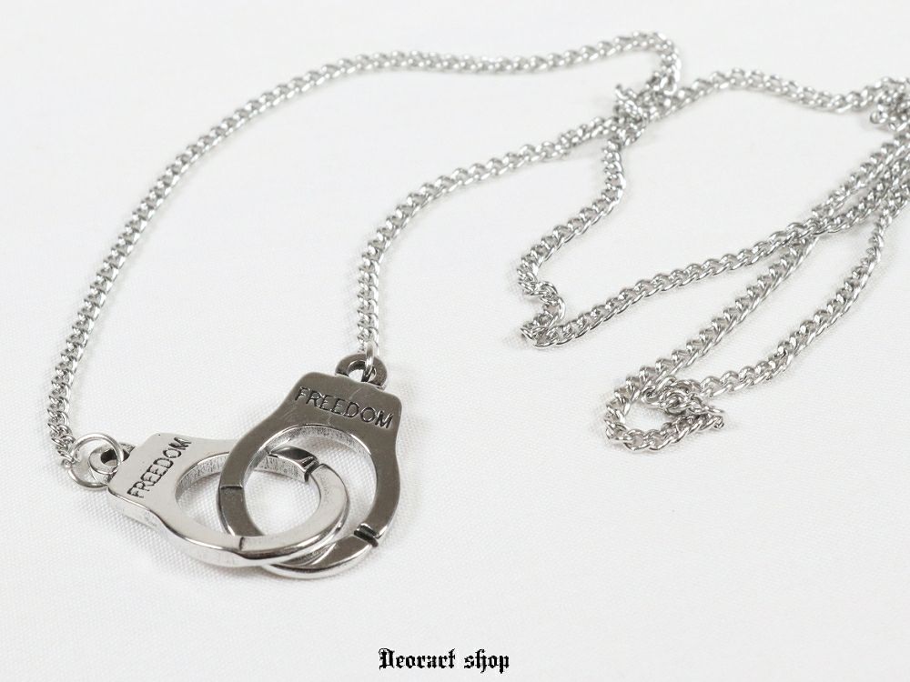Deorart,ディオラート,ネックレス,アクセサリー,アクセ,通販,手錠ネックレス,手錠モチーフ,チェーンネックレス,かっこいい,かわいい,シルバー,V系ファッション,パンクファッション,ゴシックファッション,地雷系女子,地雷系男子,地雷系ファッション,20代,30代,40代