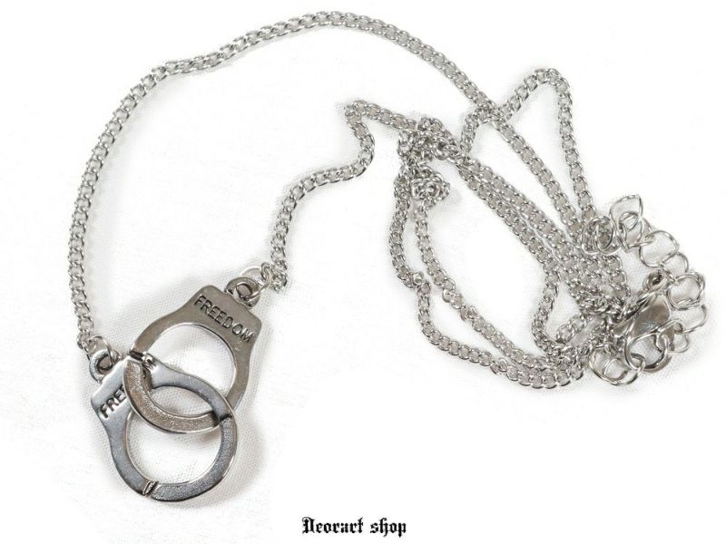 Deorart,ディオラート,ネックレス,アクセサリー,アクセ,通販,手錠ネックレス,手錠モチーフ,チェーンネックレス,かっこいい,かわいい,シルバー,V系ファッション,パンクファッション,ゴシックファッション,地雷系女子,地雷系男子,地雷系ファッション,20代,30代,40代