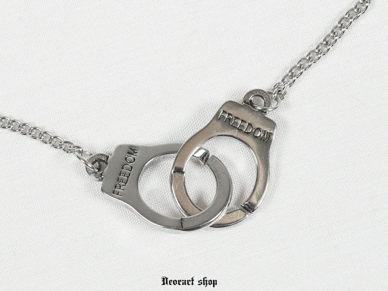 Deorart,ディオラート,ネックレス,アクセサリー,アクセ,通販,手錠ネックレス,手錠モチーフ,チェーンネックレス,かっこいい,かわいい,シルバー,V系ファッション,パンクファッション,ゴシックファッション,地雷系女子,地雷系男子,地雷系ファッション,20代,30代,40代