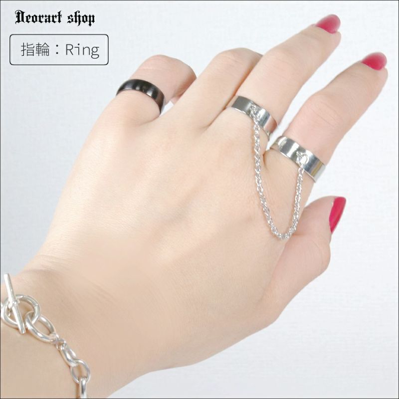 Deorart,ディオラート,リング,指輪,チェーン付き,チェーンリング,かっこいい,シルバーリング,パンクファッション,V系ファッション,通販,20代,30代,40代