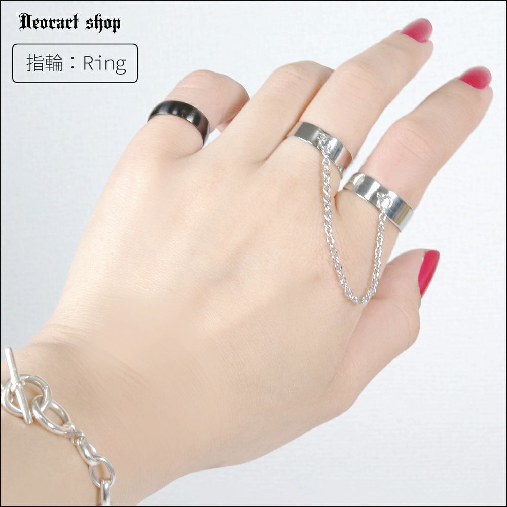 Deorart,ディオラート,リング,指輪,チェーン付き,チェーンリング,かっこいい,シルバーリング,パンクファッション,V系ファッション,通販,20代,30代,40代