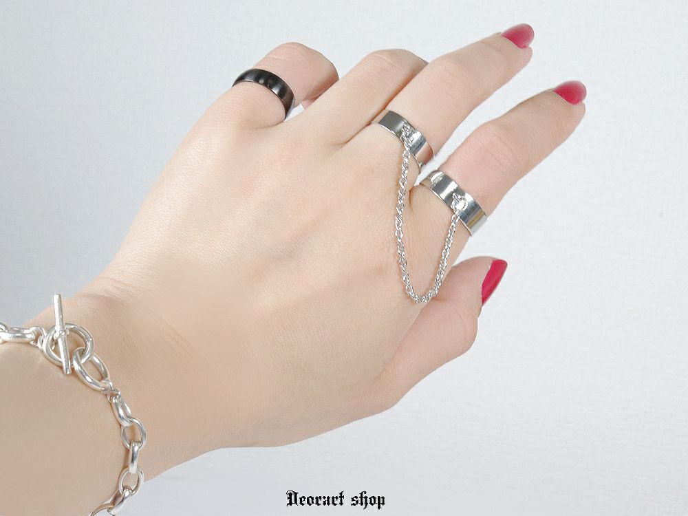 Deorart,ディオラート,リング,指輪,チェーン付き,チェーンリング,かっこいい,シルバーリング,パンクファッション,V系ファッション,通販,20代,30代,40代