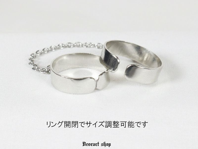 Deorart,ディオラート,リング,指輪,チェーン付き,チェーンリング,かっこいい,シルバーリング,パンクファッション,V系ファッション,通販,20代,30代,40代
