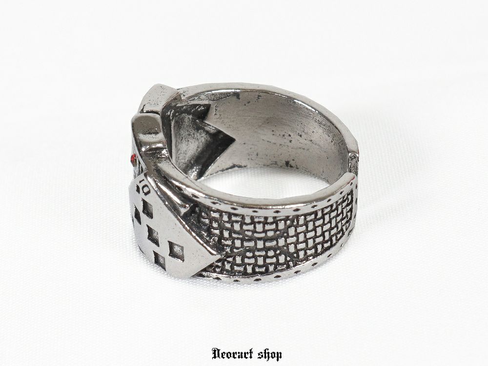 Deorart,ディオラート,リング,指輪,トランプ柄,トランプモチーフ,ラインストーン付き,シルバーリング,通販,アリスモチーフ