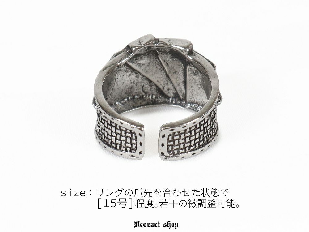 Deorart,ディオラート,リング,指輪,トランプ柄,トランプモチーフ,ラインストーン付き,シルバーリング,通販,アリスモチーフ