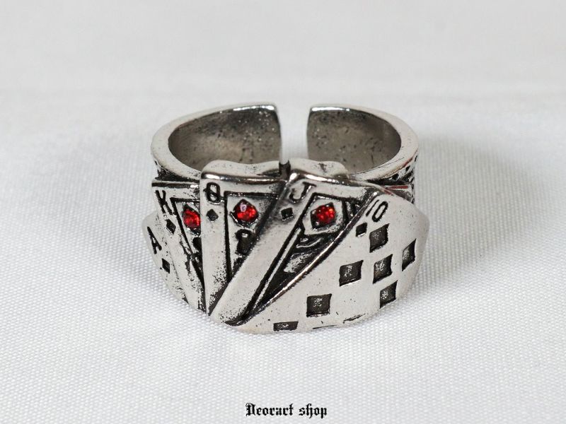 BY1157 トランプモチーフ リング 指輪【B】 | Deorart shop