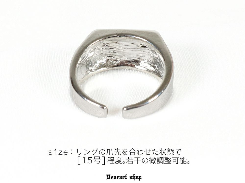 Deorart,ディオラート,スペード柄,トランプ柄,トランプモチーフ,シルバーリング,通販,かっこいい,ユニセックスアクセ