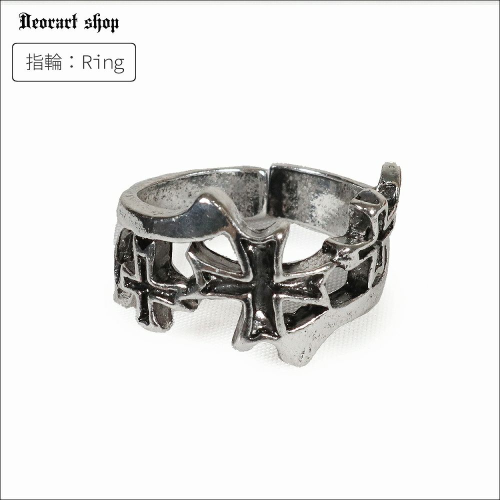Deorart,ディオラート,かっこいい,メンズアクセ,十字架モチーフ,クロスモチーフ,クロスデザイン,シルバーリング,通販,地雷系ファッション