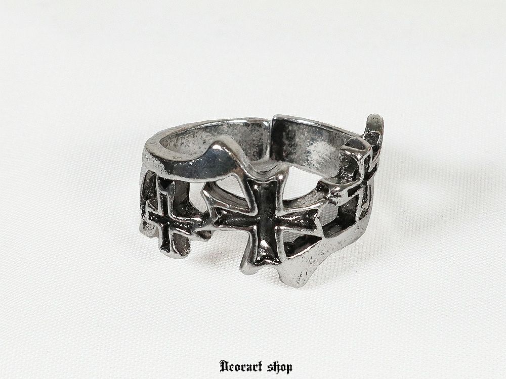 Deorart,ディオラート,かっこいい,メンズアクセ,十字架モチーフ,クロスモチーフ,クロスデザイン,シルバーリング,通販,地雷系ファッション