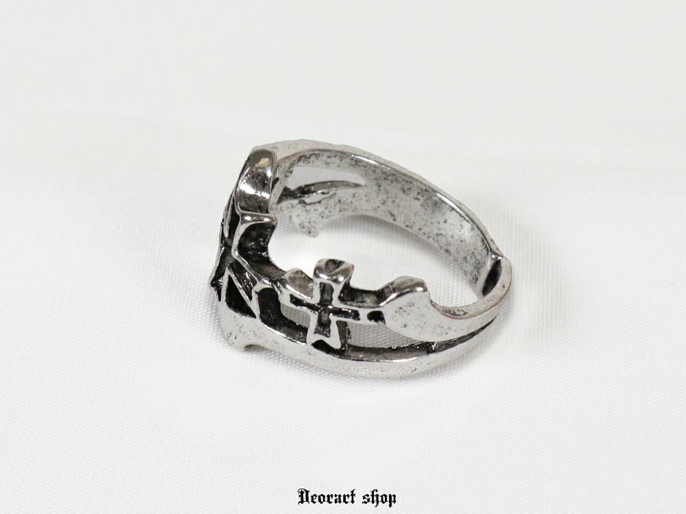 Deorart,ディオラート,かっこいい,メンズアクセ,十字架モチーフ,クロスモチーフ,クロスデザイン,シルバーリング,通販,地雷系ファッション