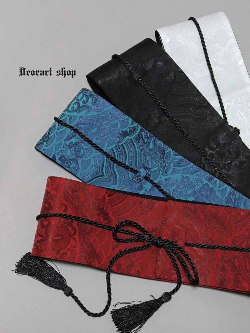 Deorart,ディオラート,V系,地雷系,中華柄,ベルト,着物,帯,太ベルト,漢服, 和装,V系,ヴィジュアル系,コーデ,ホスト,コンカフェ,シャツ,ライブ,ファッション,ダンス衣装,メンズ,レディス,男装