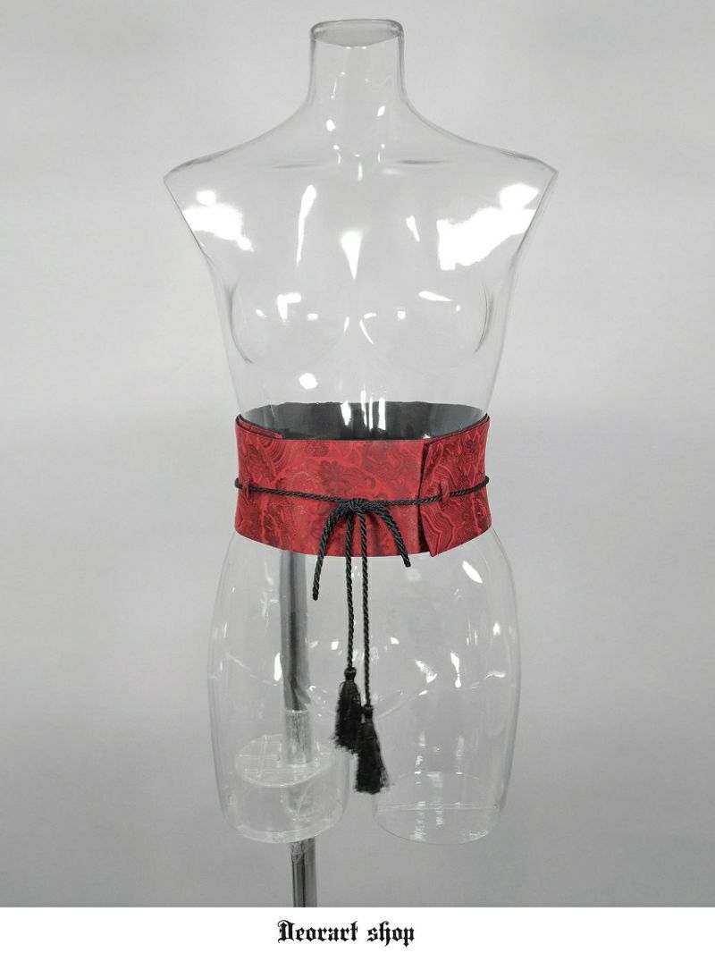 Deorart,ディオラート,V系,地雷系,中華柄,ベルト,着物,帯,太ベルト,漢服, 和装,V系,ヴィジュアル系,コーデ,ホスト,コンカフェ,シャツ,ライブ,ファッション,ダンス衣装,メンズ,レディス,男装