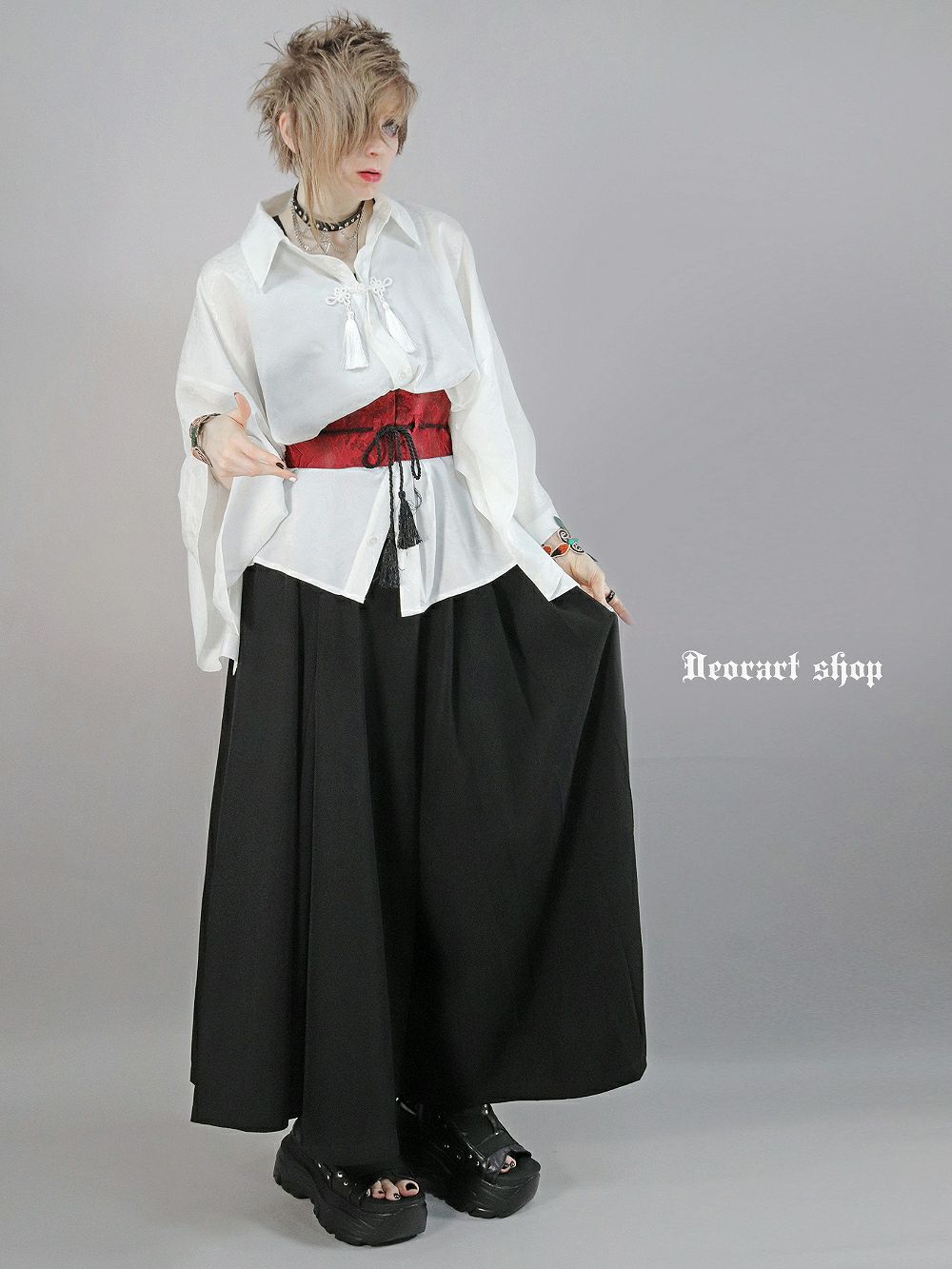 Deorart,ディオラート,和装,袈裟,袴,着物風,ファッション,和ゴス,浴衣,ヴィジュアル系,V系,闇落ち, 破戒僧,陰陽師,呪術師,通販,普段使い,メンズ,レディス,Vkei,goth,kimono,japan,anime,,fashion