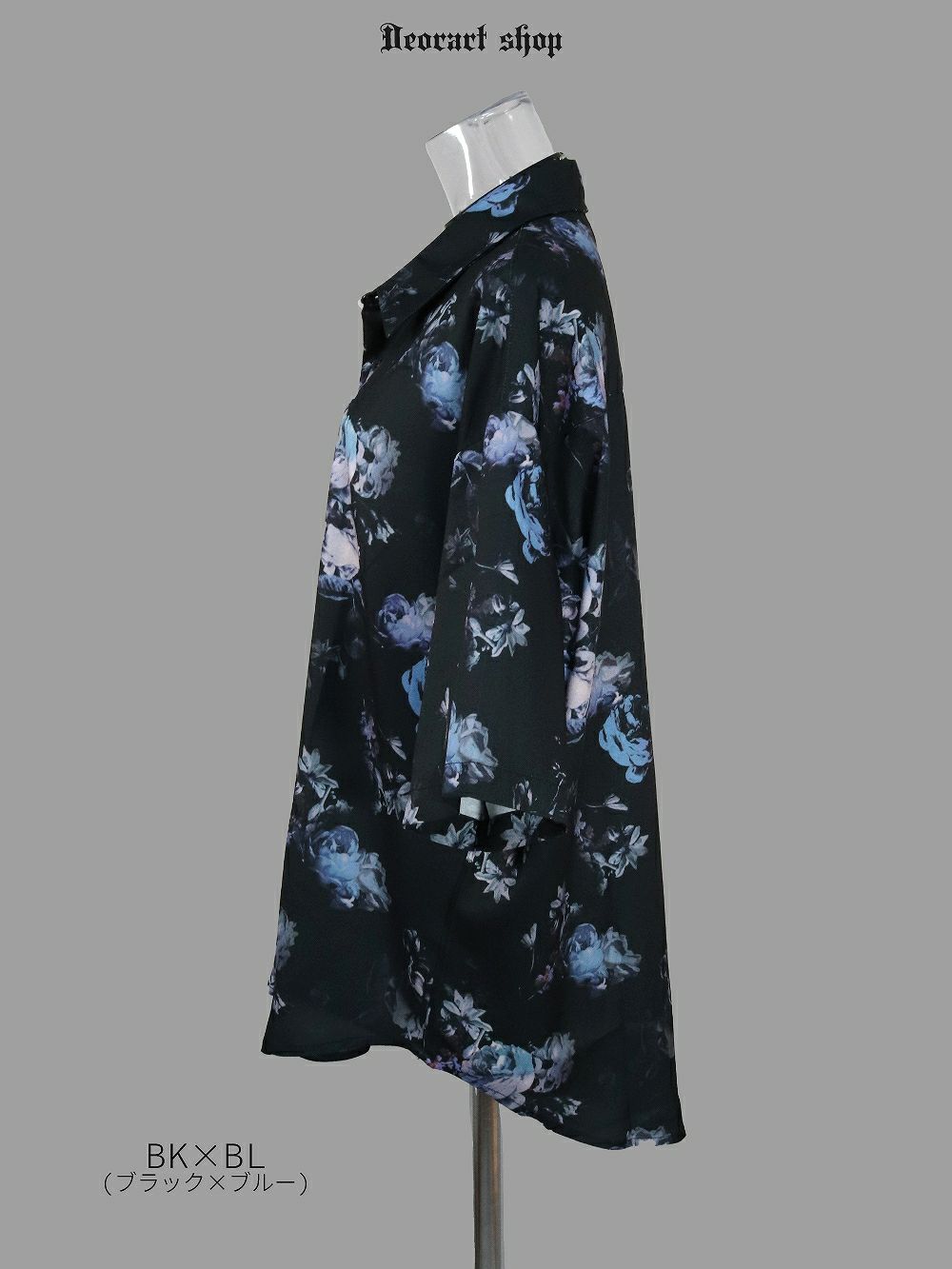 Deorart,ディオラート,総柄シャツ,V系シャツ,パーティ,ドレスアップ,ローズ柄,オーバーサイズ,薔薇,花柄,メンズ,レディス,おしゃれ,カッコイイ,地雷系,ホスト,ライブ衣装,通販