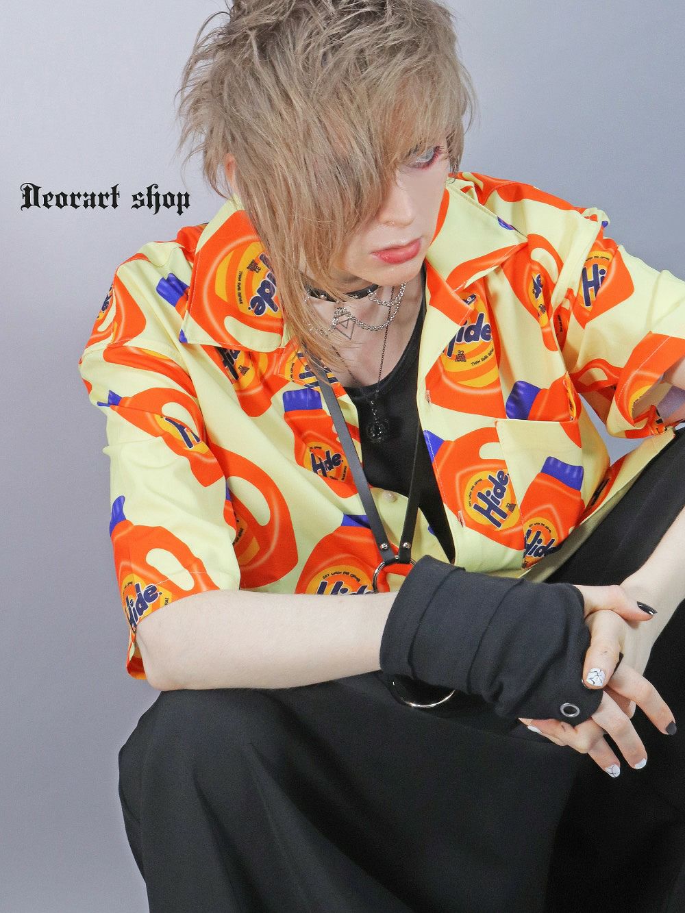 Deorart,ディオラート,シャツ,ブラウス,五分袖シャツ,ユニークシャツ,洗剤柄,夏,メンズシャツ,ユニセックスシャツ,アメリカン柄,アメコミ,海外風,アロハシャツ