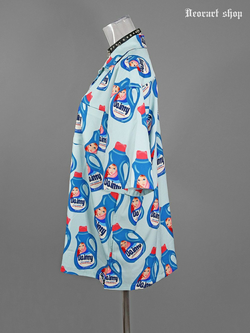 Deorart,ディオラート,シャツ,ブラウス,五分袖シャツ,ユニークシャツ,洗剤柄,夏,メンズシャツ,ユニセックスシャツ,アメリカン柄,アメコミ,海外風,アロハシャツ