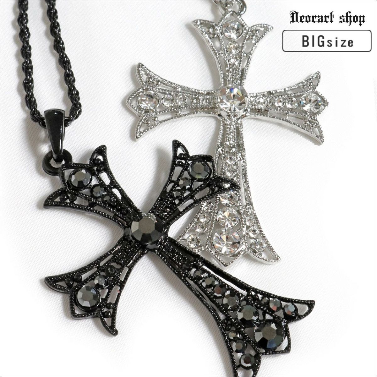 Deorart,ディオラート,十字架,クロス,ロザリオ,大きい,エクソシスト,ネックレス,ペンダント,ゴシック,アクセサリー,goth,emo,accessory,メンズ,レディス,大きい
