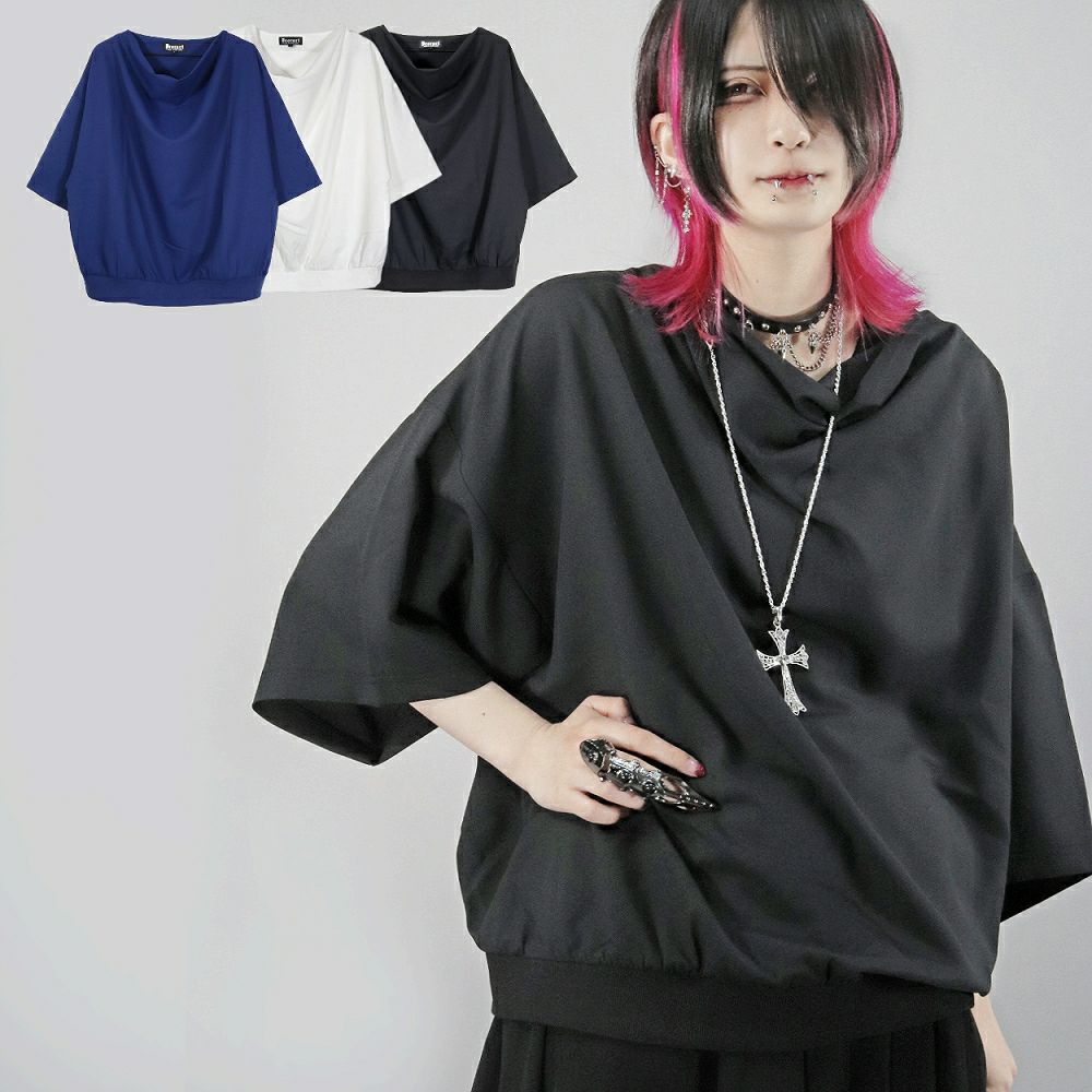 Deorart,ディオラート,モード,ゴシック,Tシャツ,ドレープ,普段使い,ロイヤルブルー,裾絞り,地雷系,V系,ヴィジュアル系,大人,ファッション,衣装,メンズ,レディス,通販